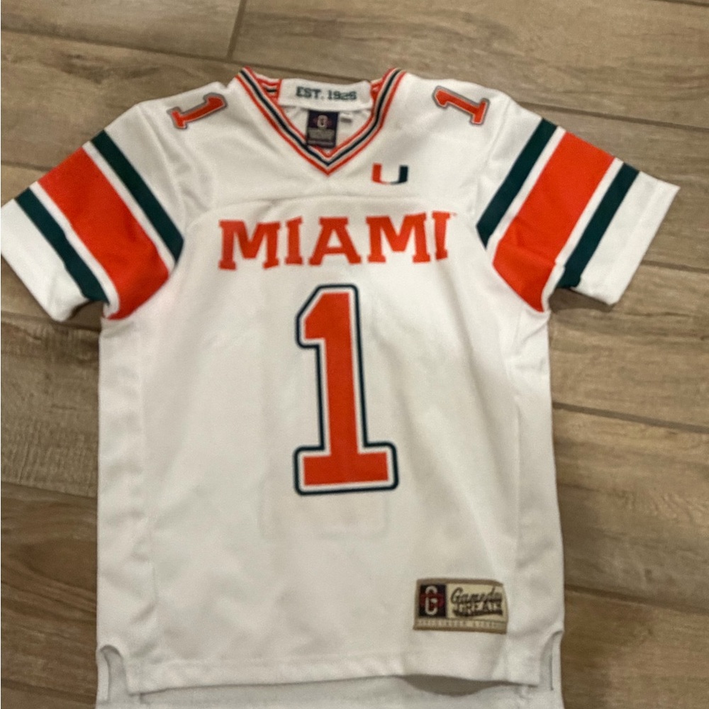 GameDay Greats Miami Hurricanes MAUIGOA NIL Jersey Youth Medium
